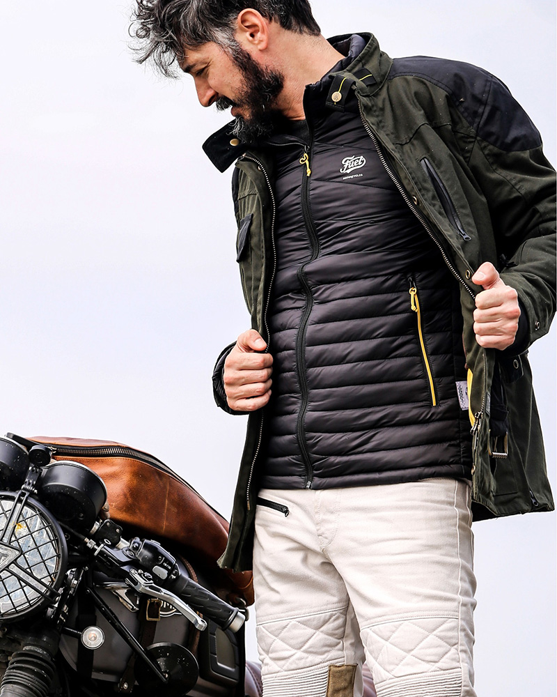 Fuel Bunker motorcycle jacket lifestyle